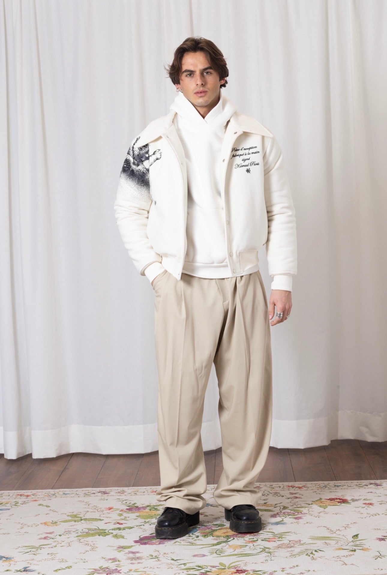 Bomber poudre blanc