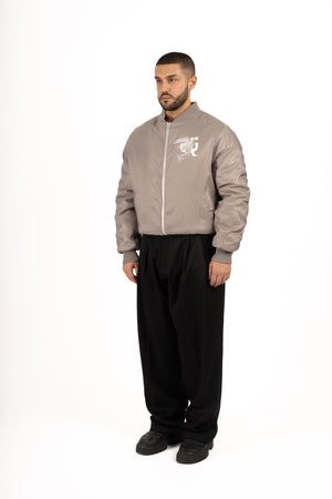 Veste en nylon gris