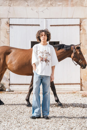 T-shirt sellier blanc