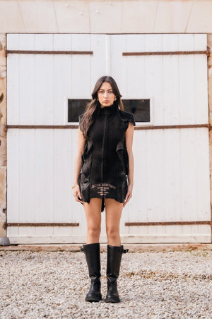 Robe Peau noir