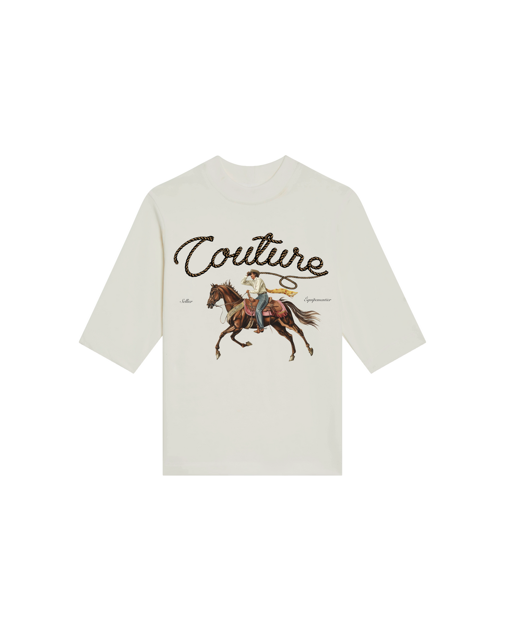 T-shirt sellier blanc