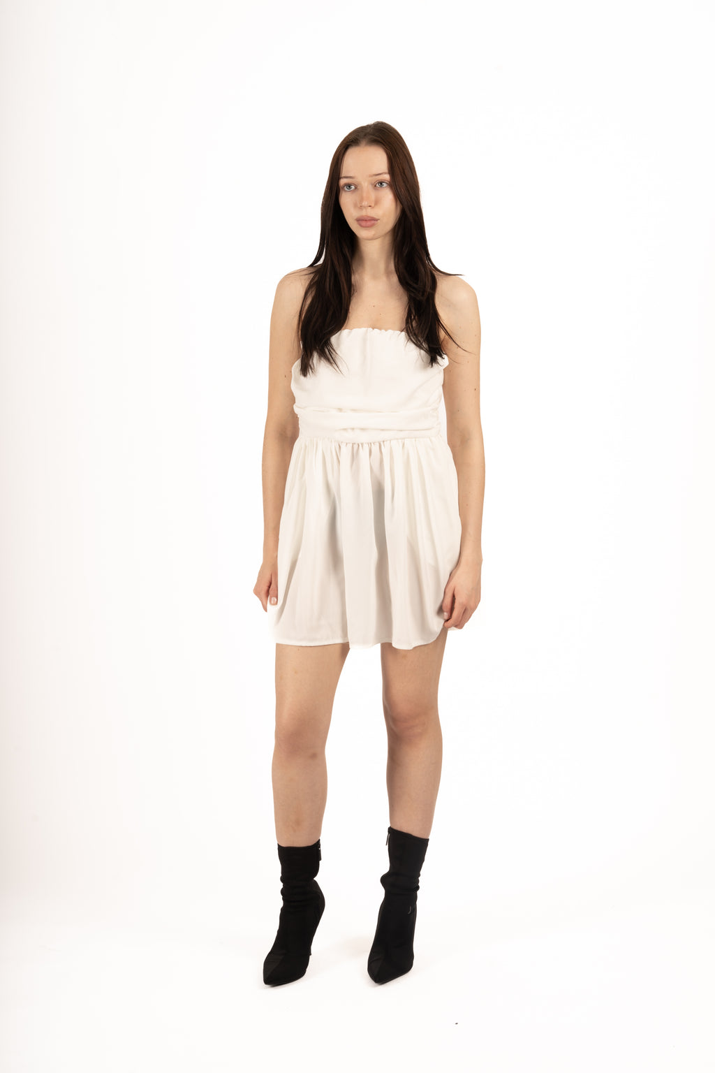 Robe bustier blanc