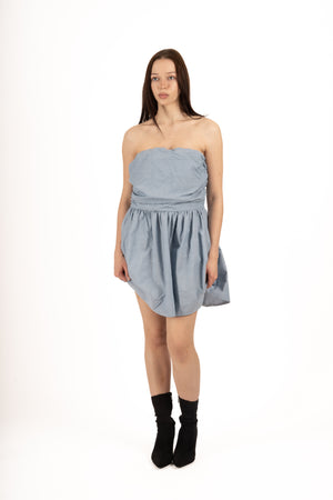 Robe bustier ciel
