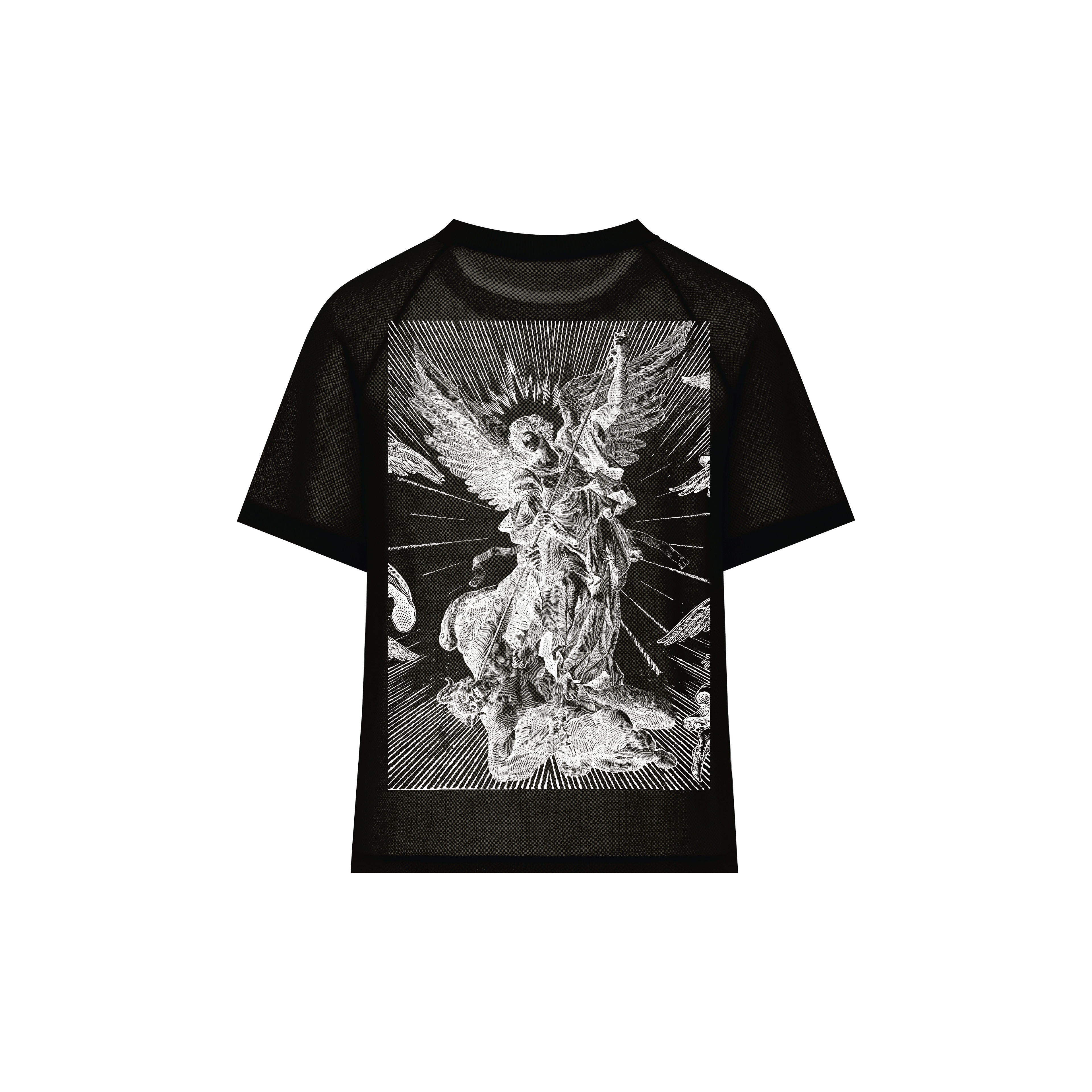T-shirt noir tatouage