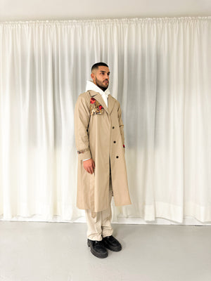 Trench beige flower