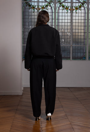 Bomber Ornement Fusain