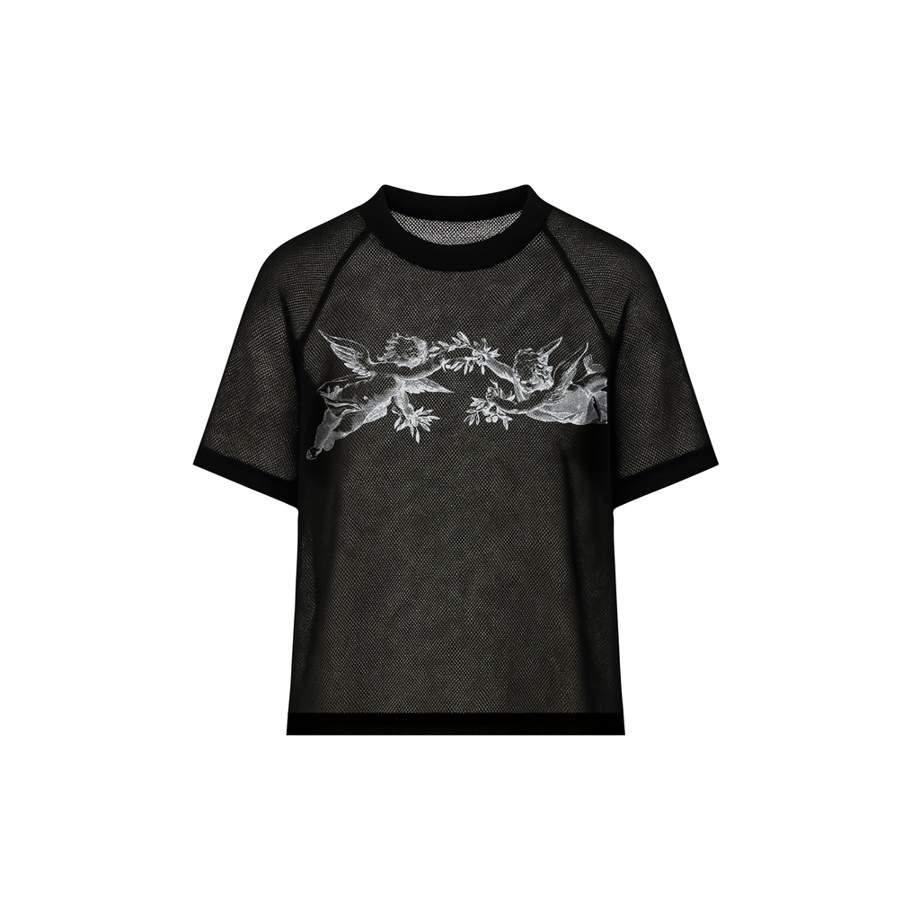 T-shirt noir tatouage