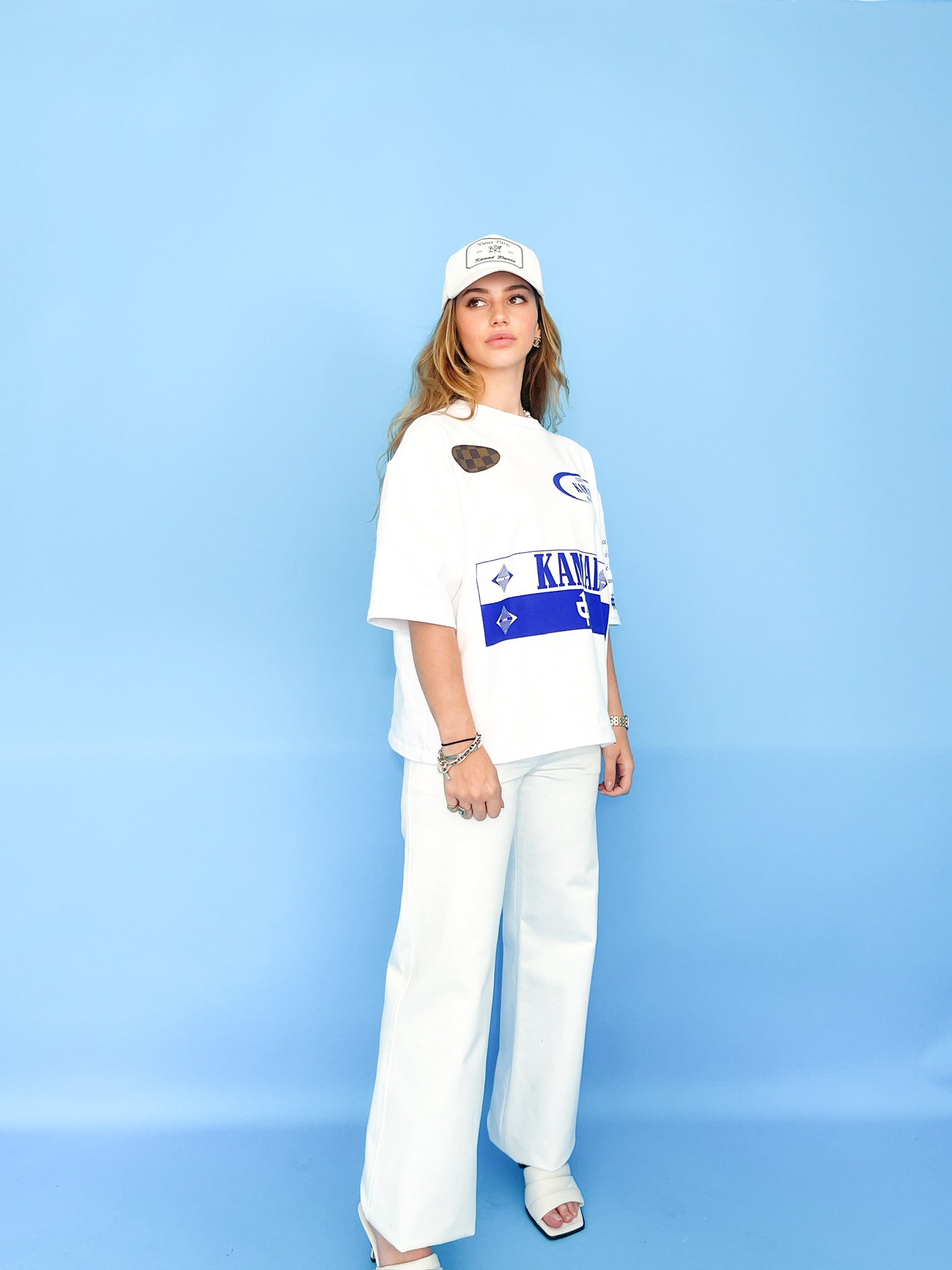 T-shirt racing blue