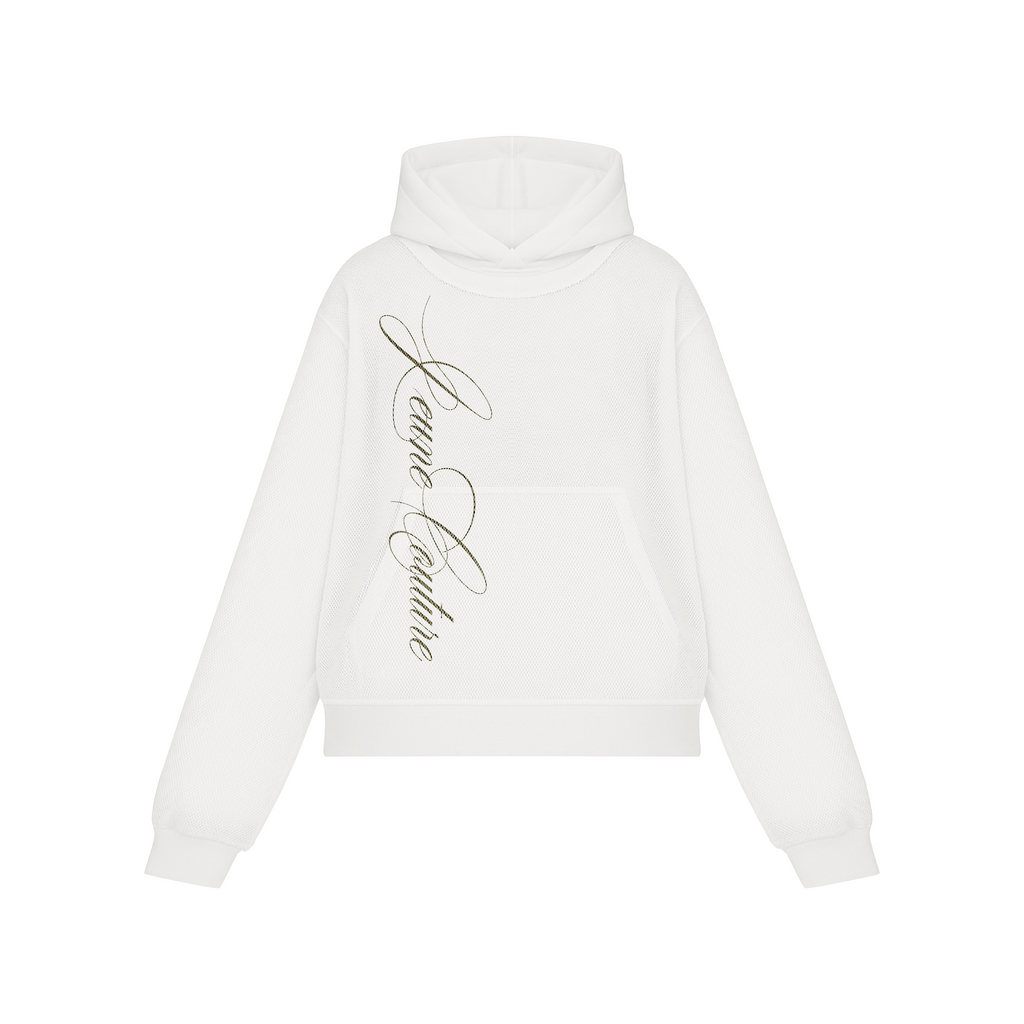 Hoodie blanc signature