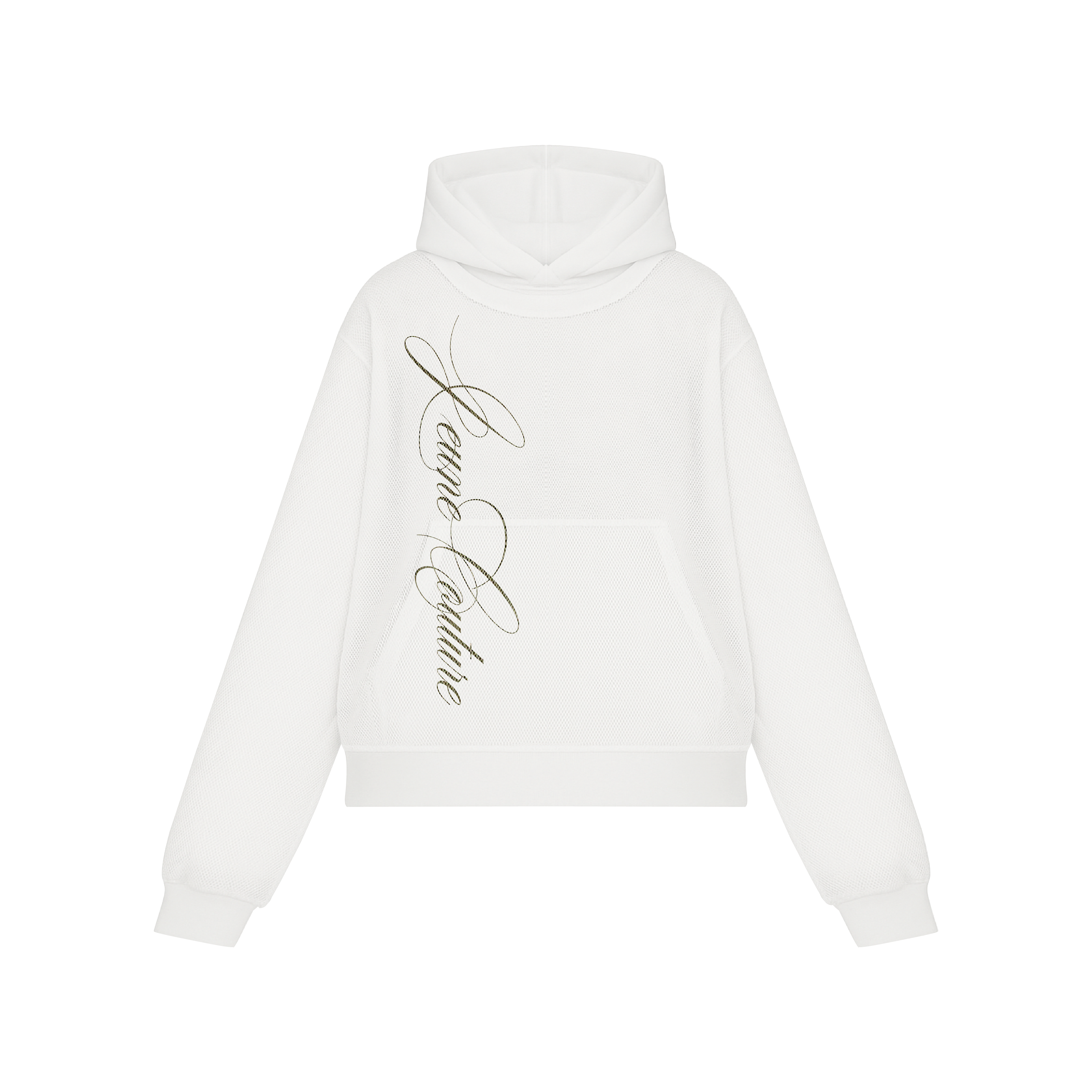 Hoodie blanc signature