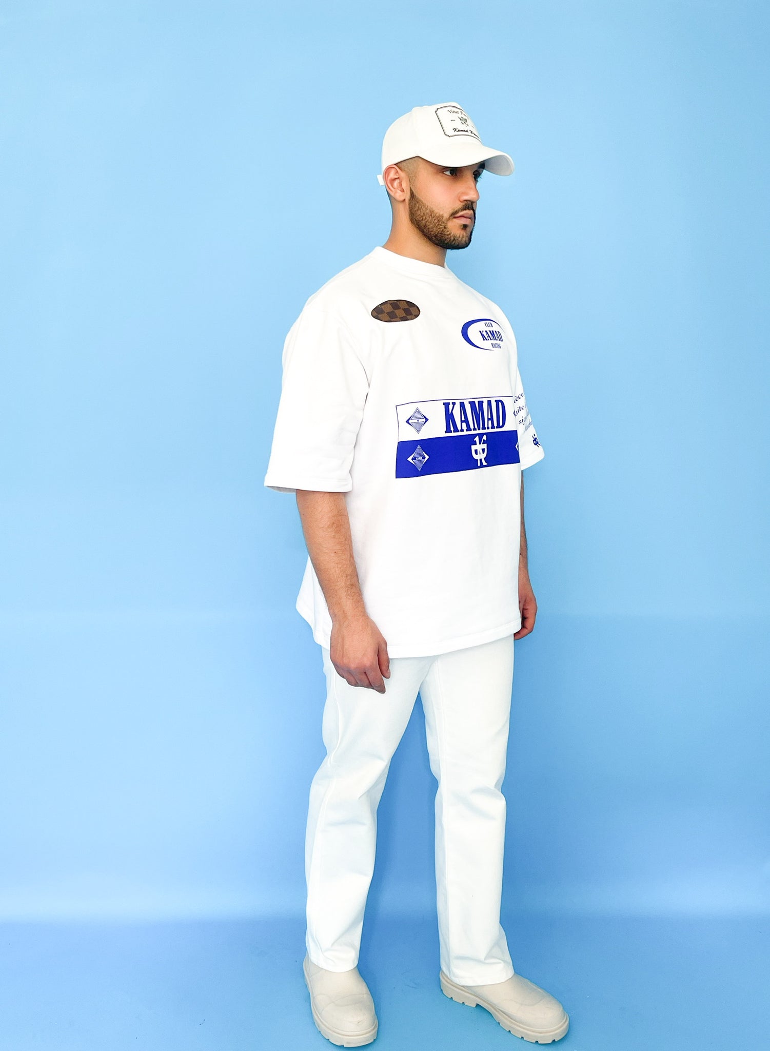T-shirt racing blue