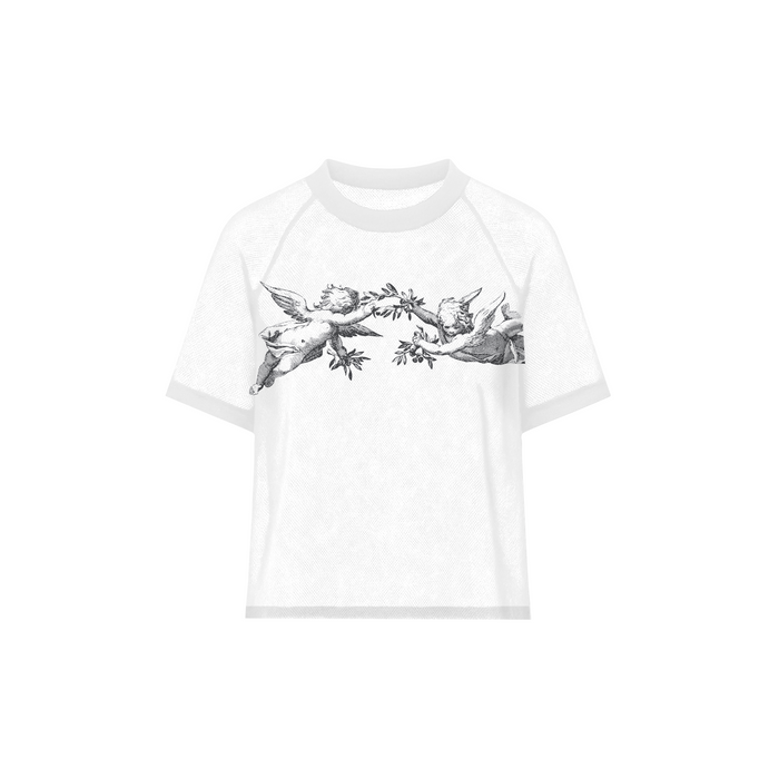 T-shirt blanc tatouage