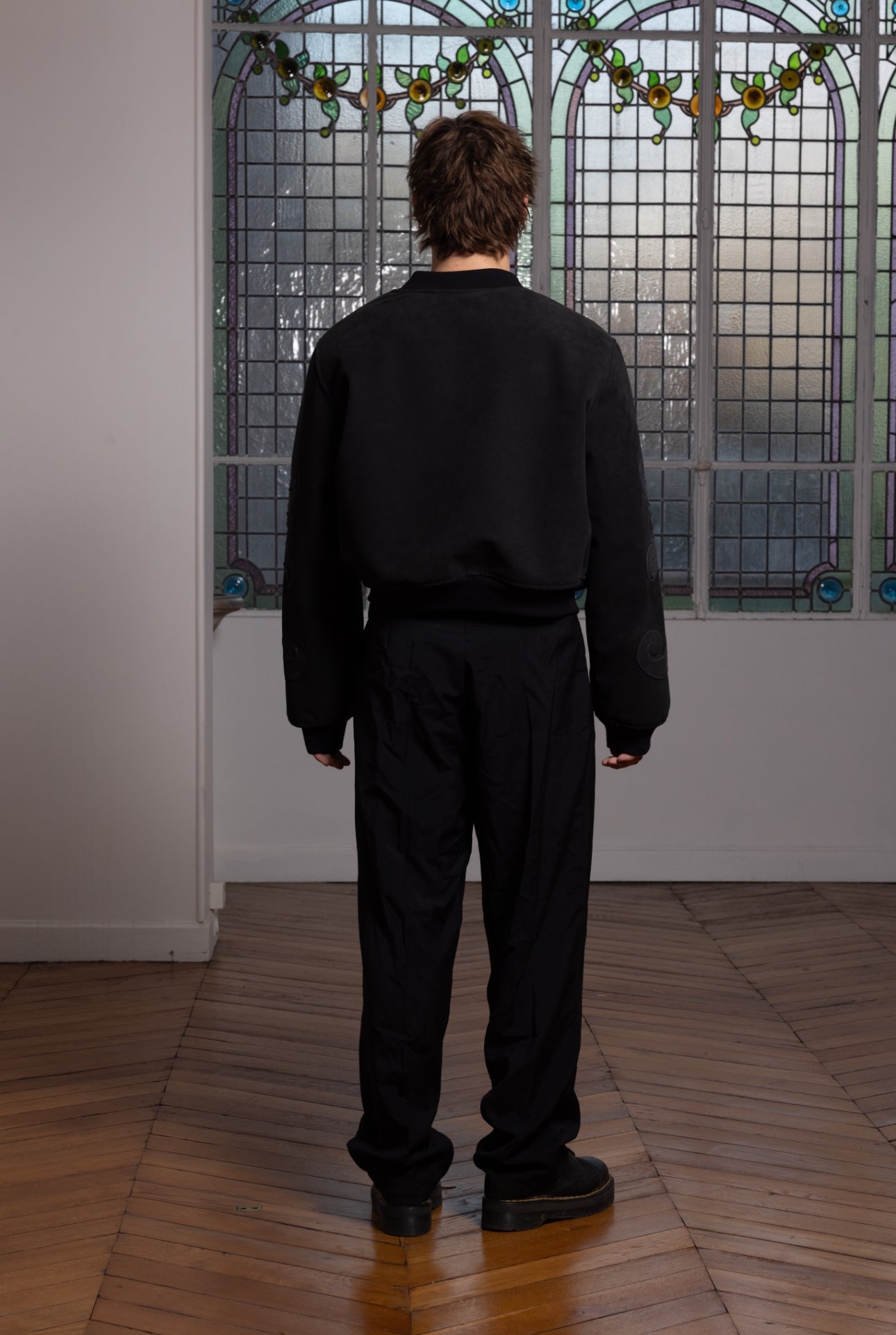 Bomber Ornement Fusain