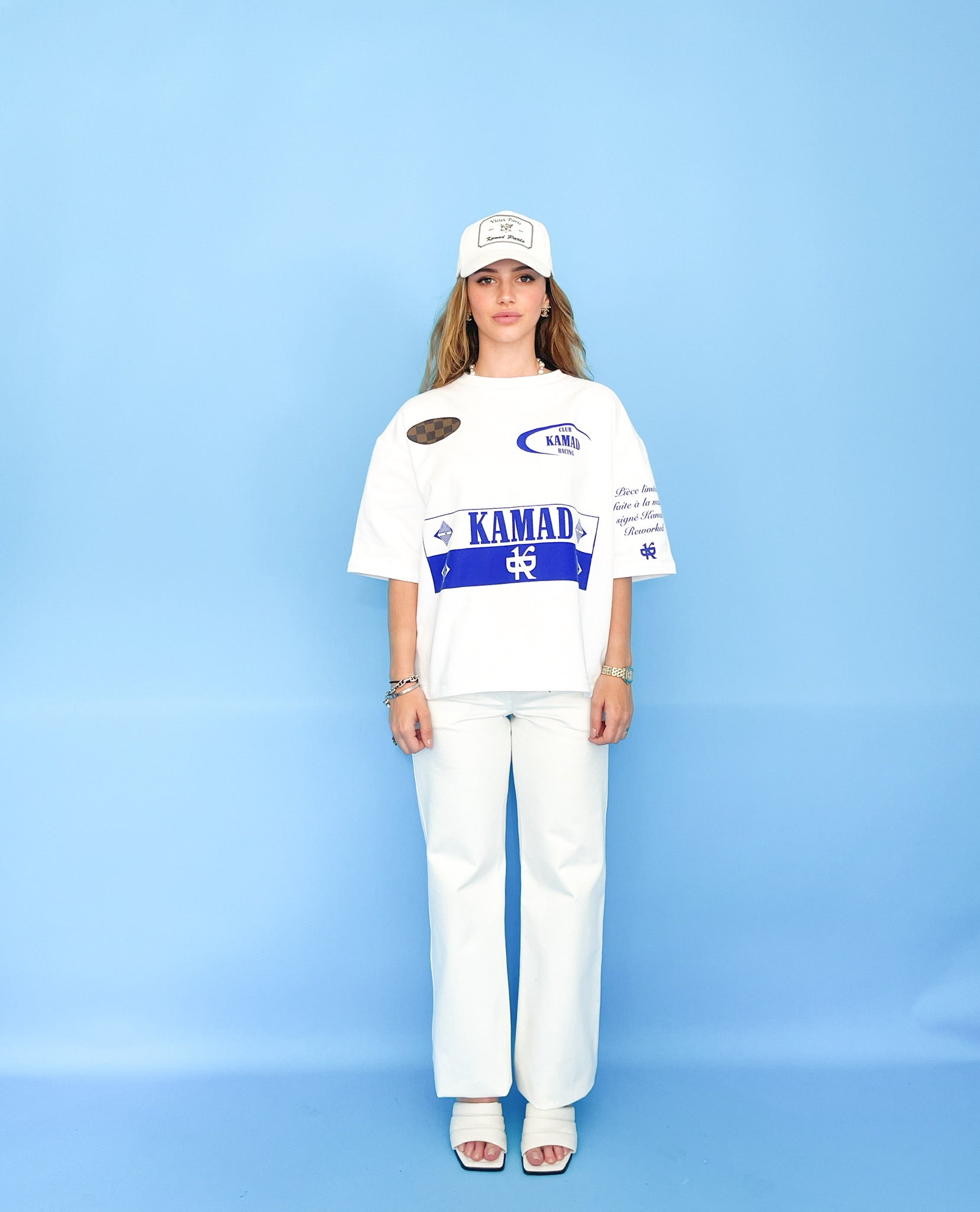 T-shirt racing blue