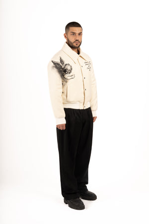 Veste en Laine poudre