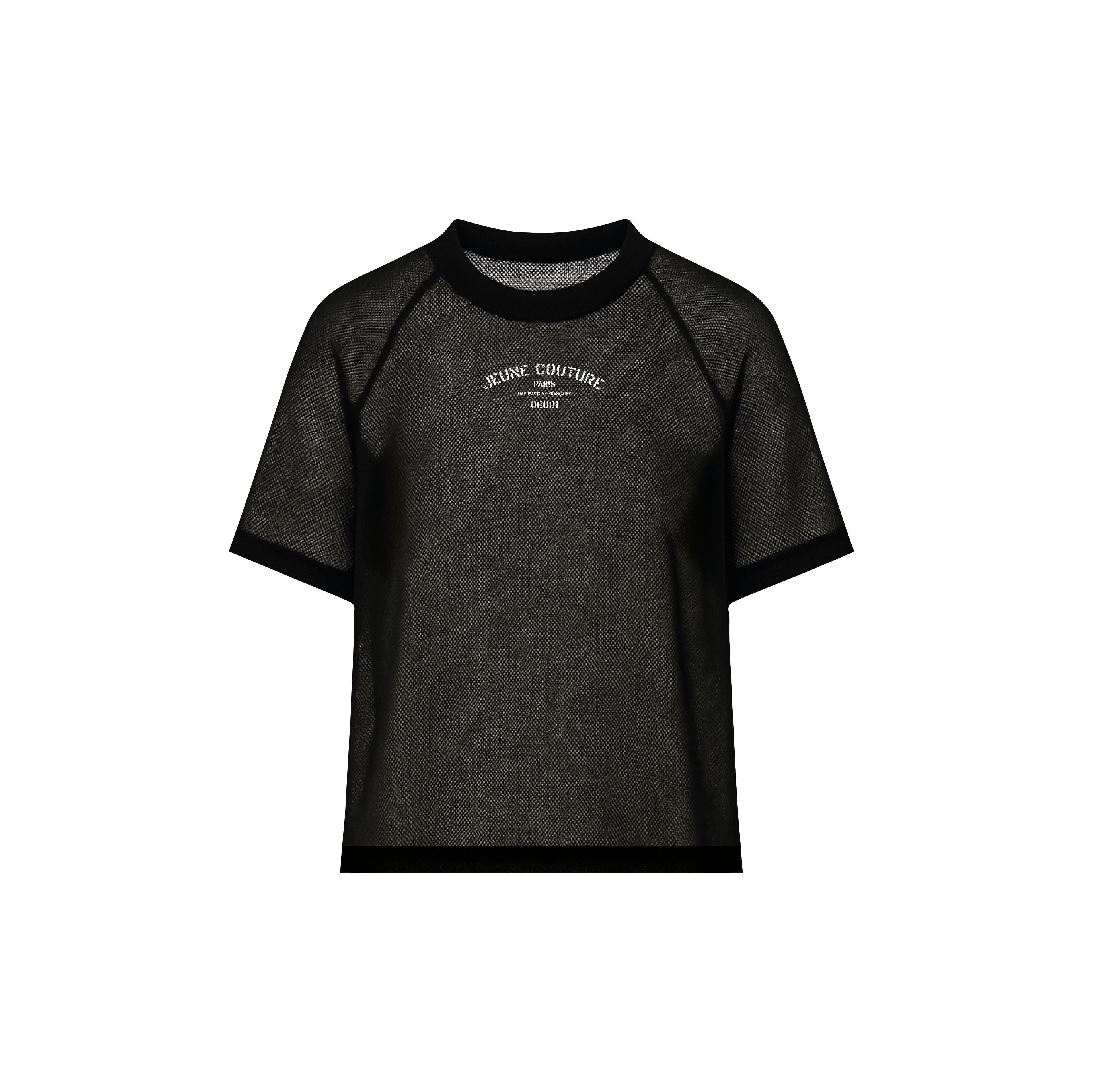 T-shirt Mesh couture