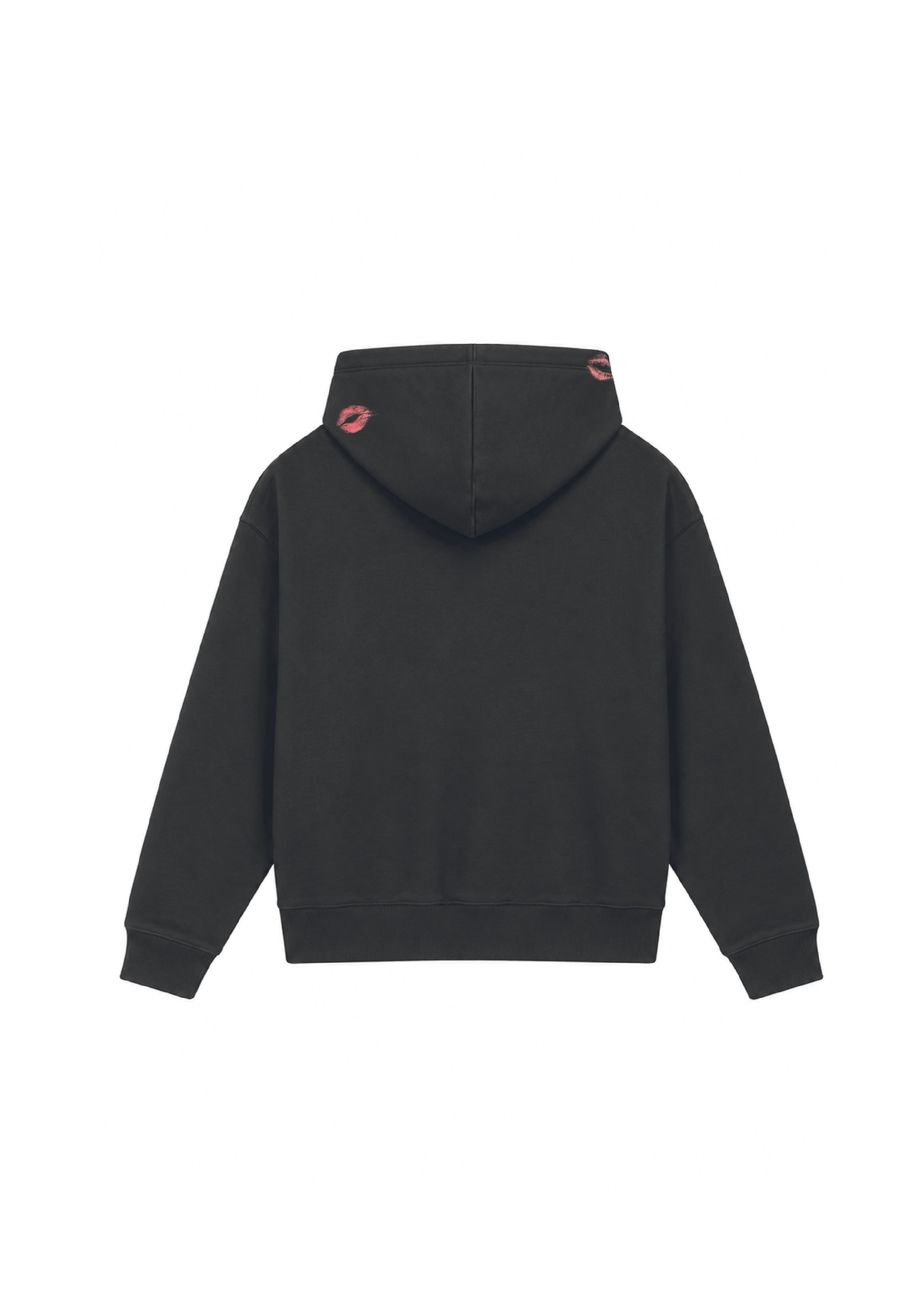 hoodie zippé kingsize noir