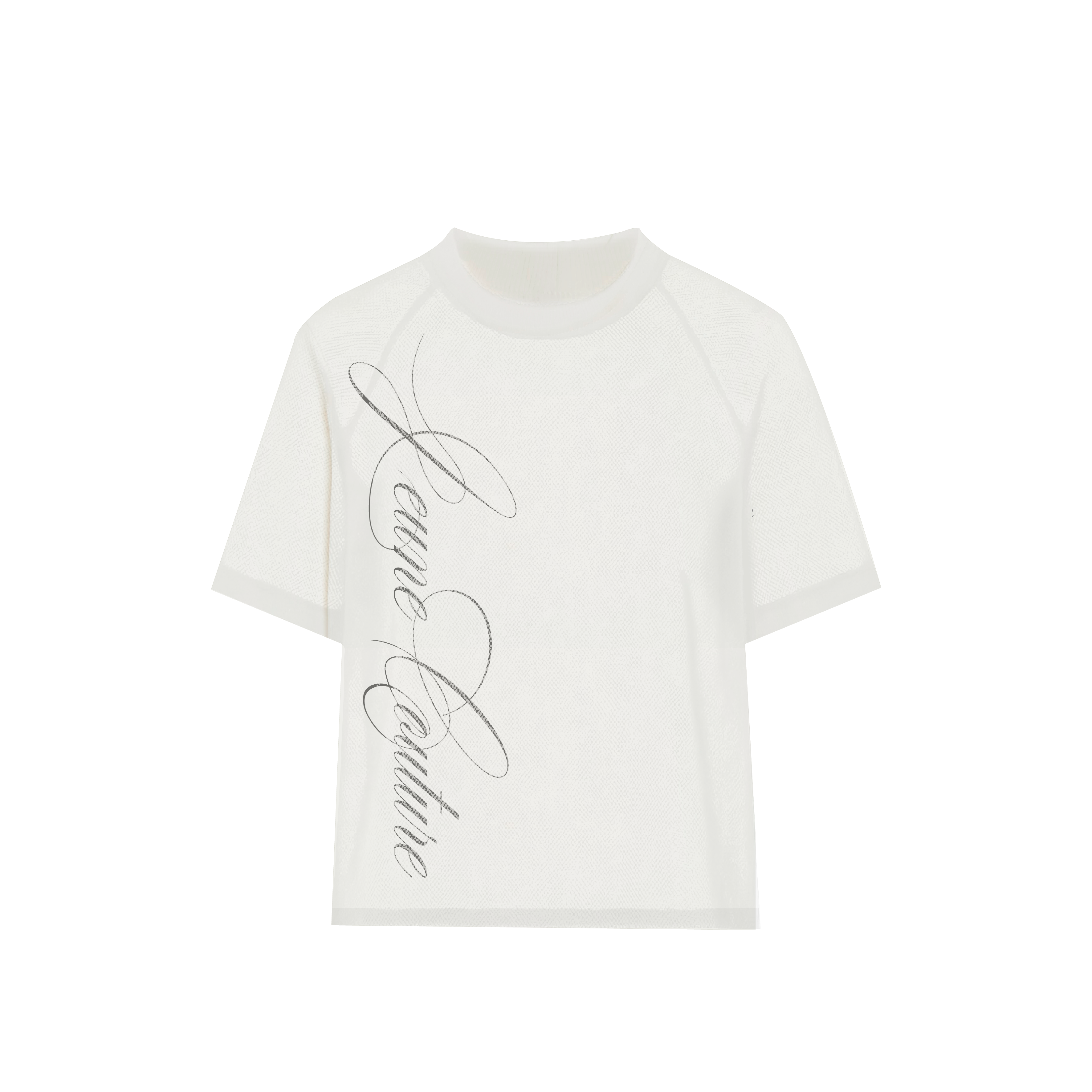 T-shirt blanc  signature