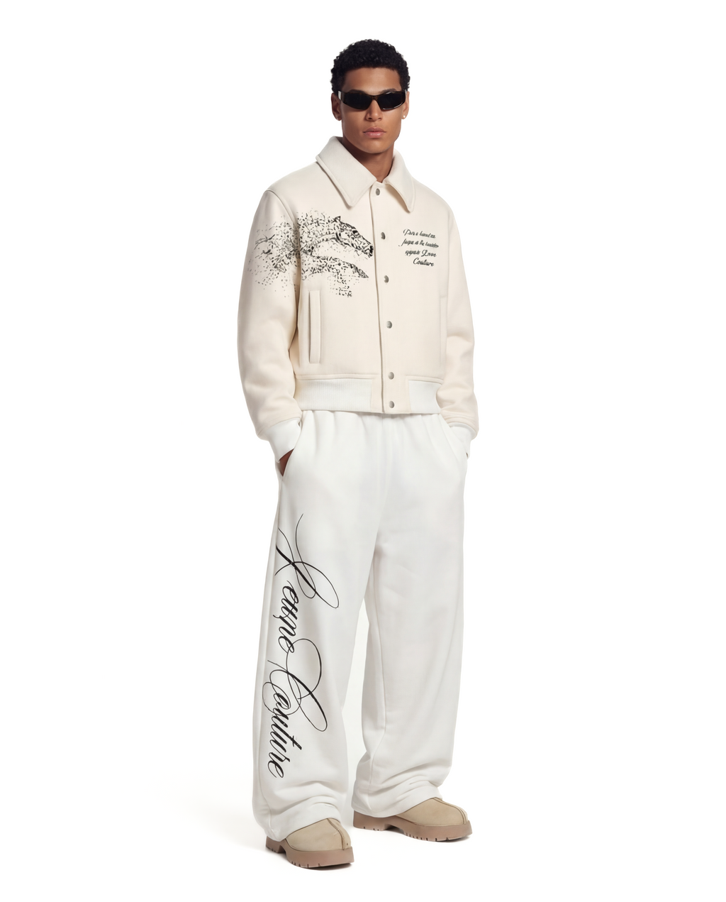 Pantalon blanc signature