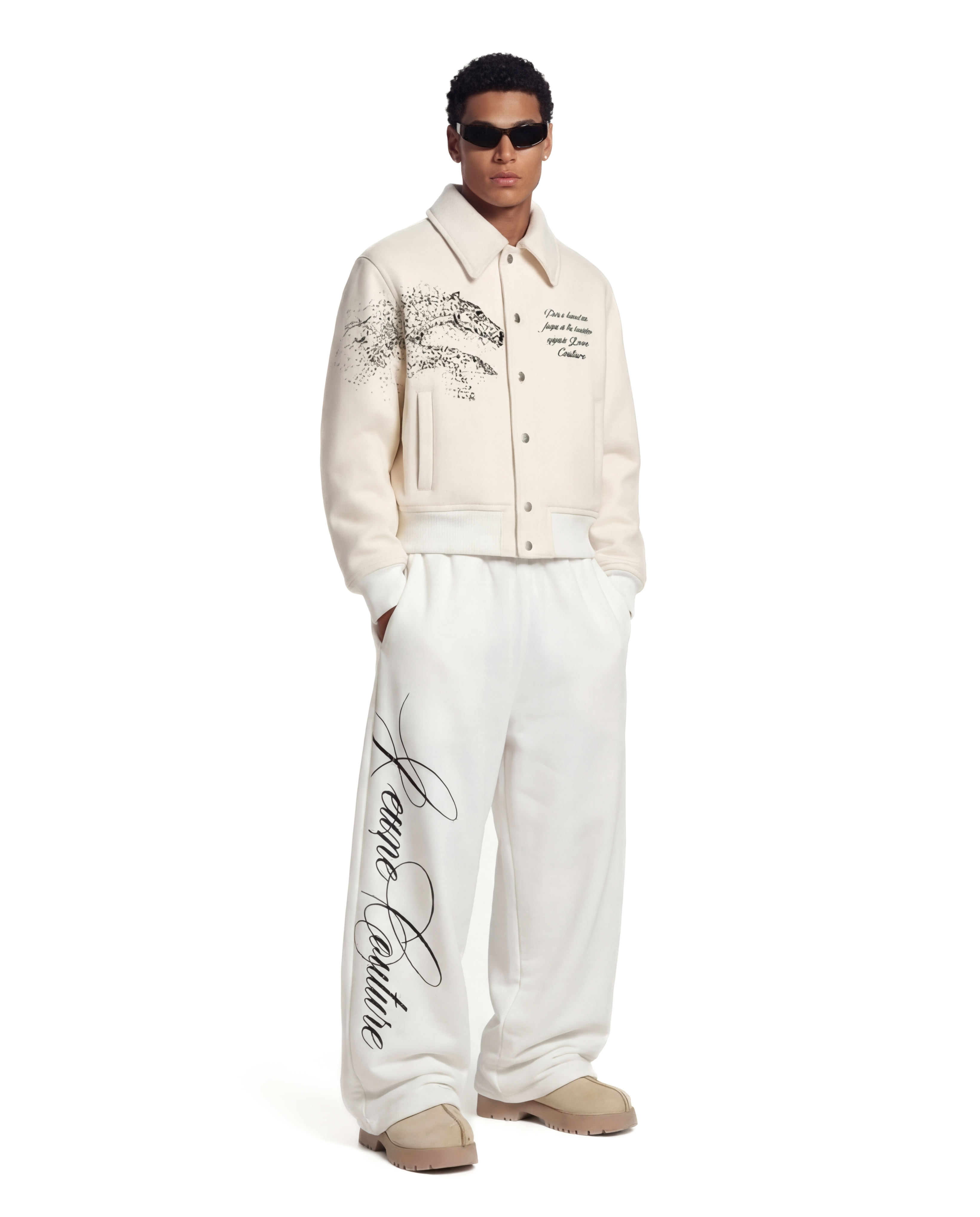Pantalon blanc signature