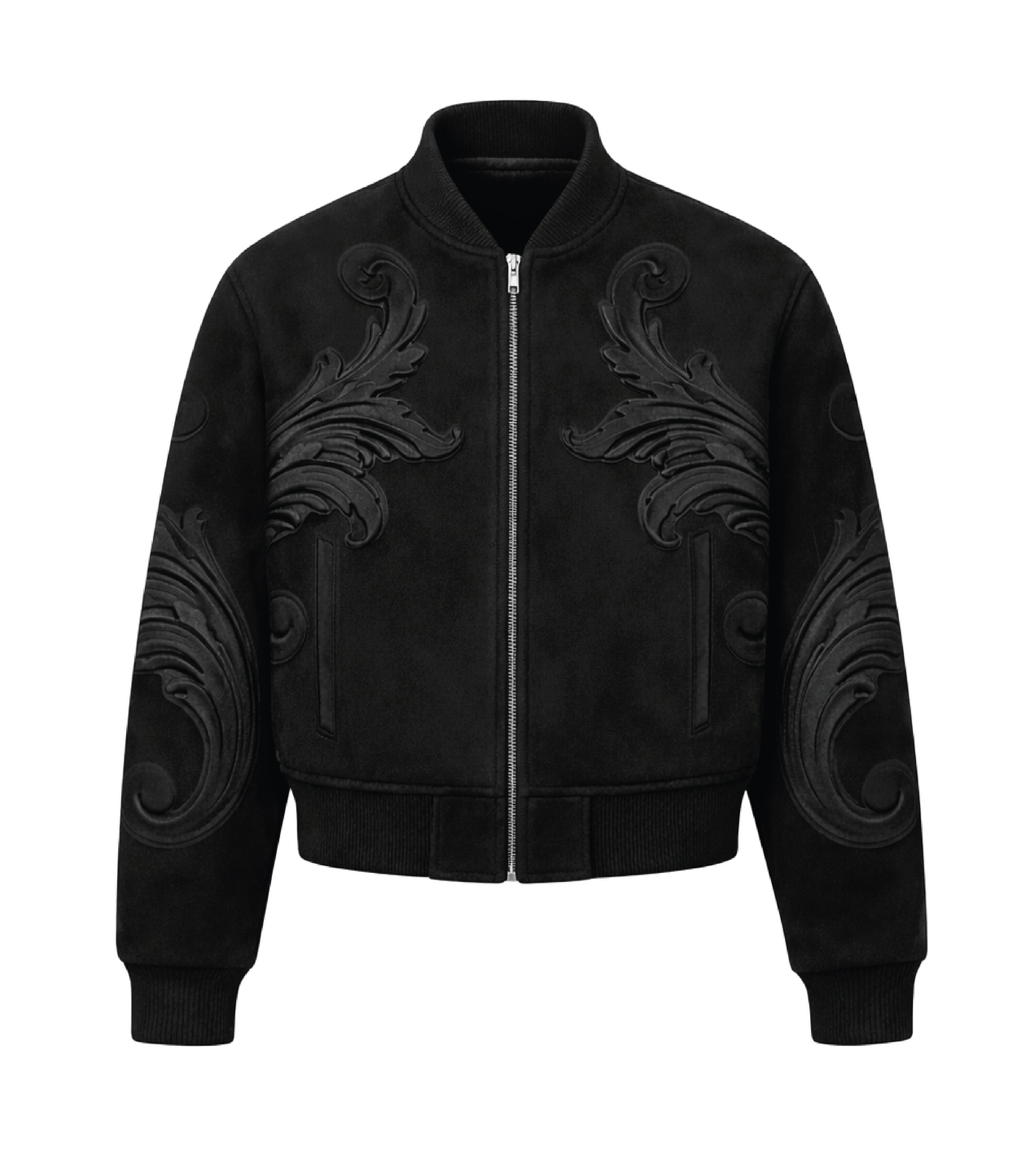 Bomber Moulures noir