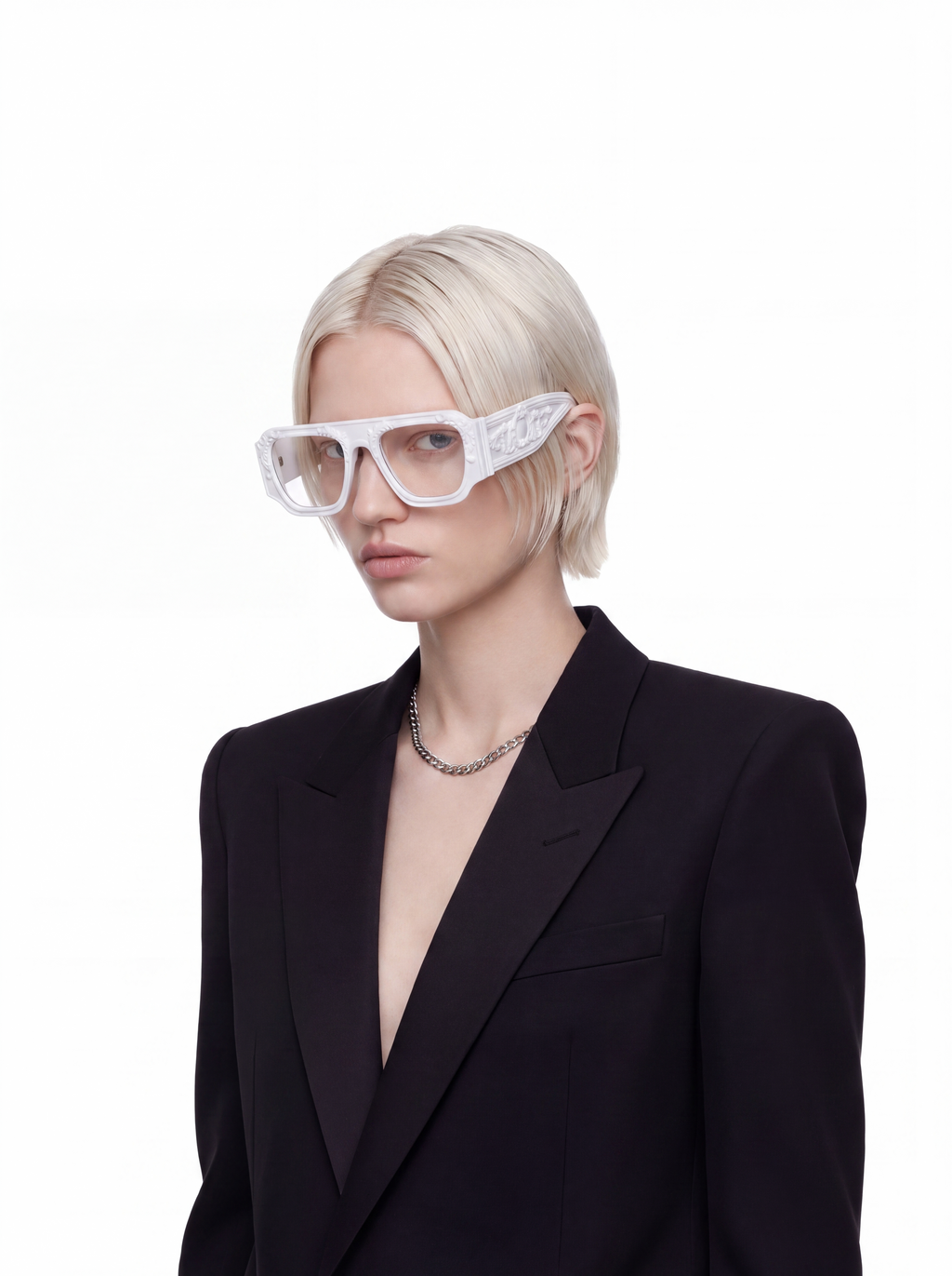 Blanc aviateur transparent