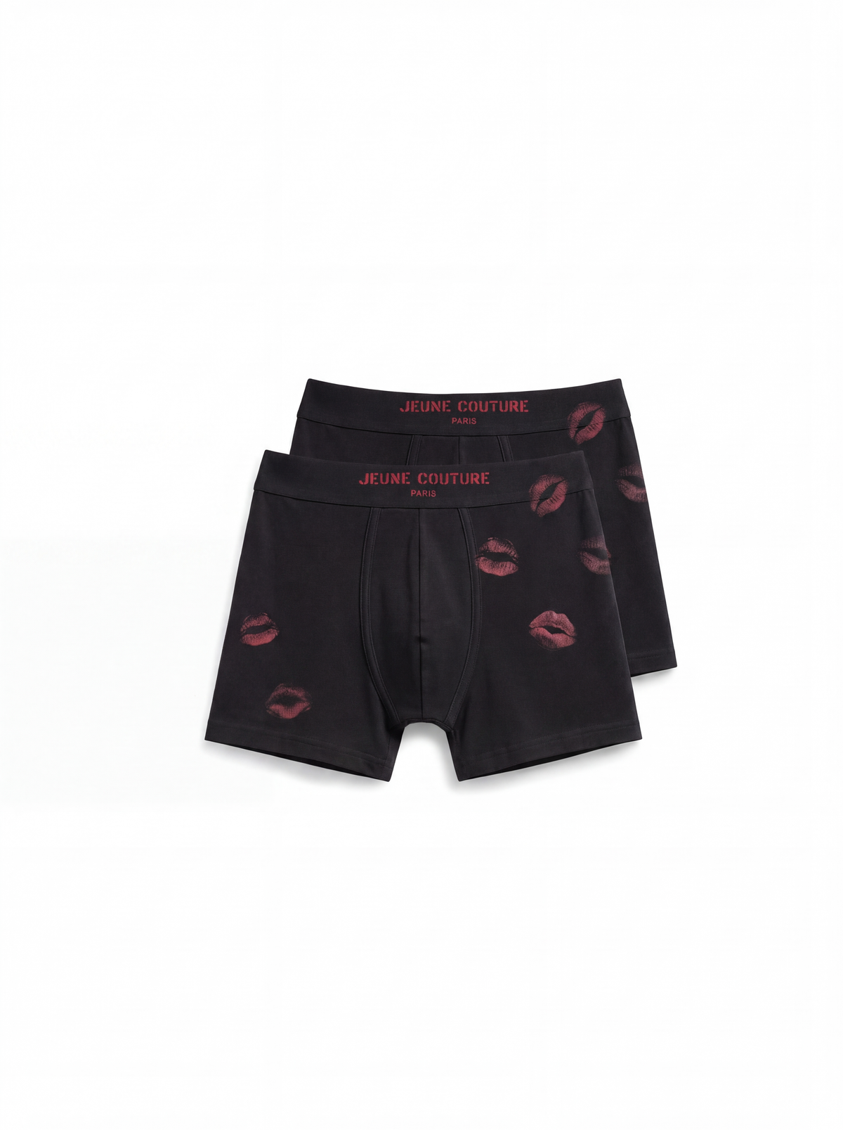 Black and white boxer shorts