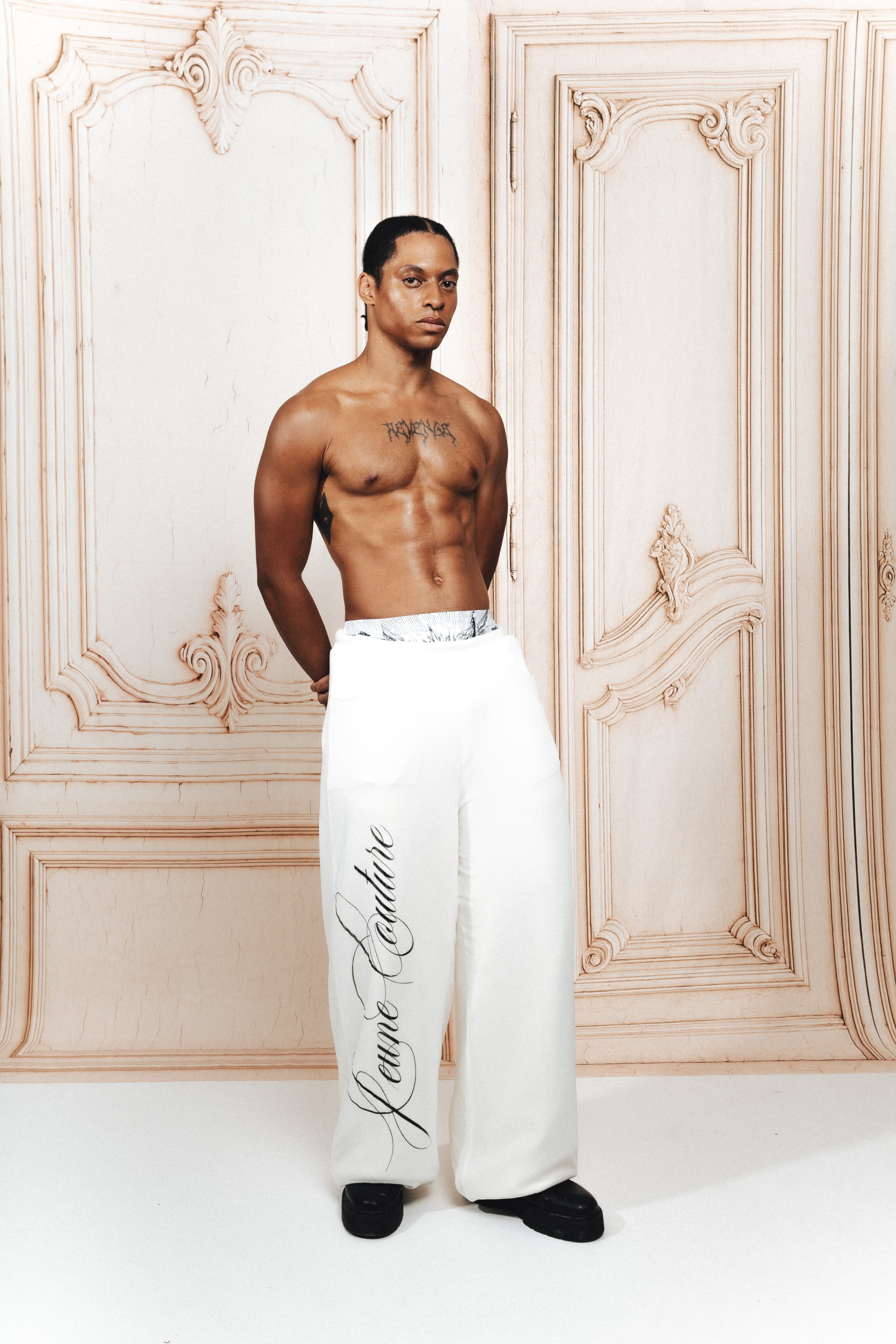 Pantalon blanc signature