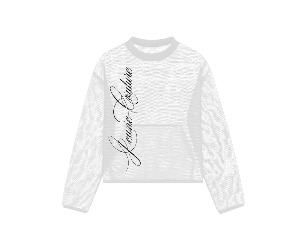 Hoodie blanc signature