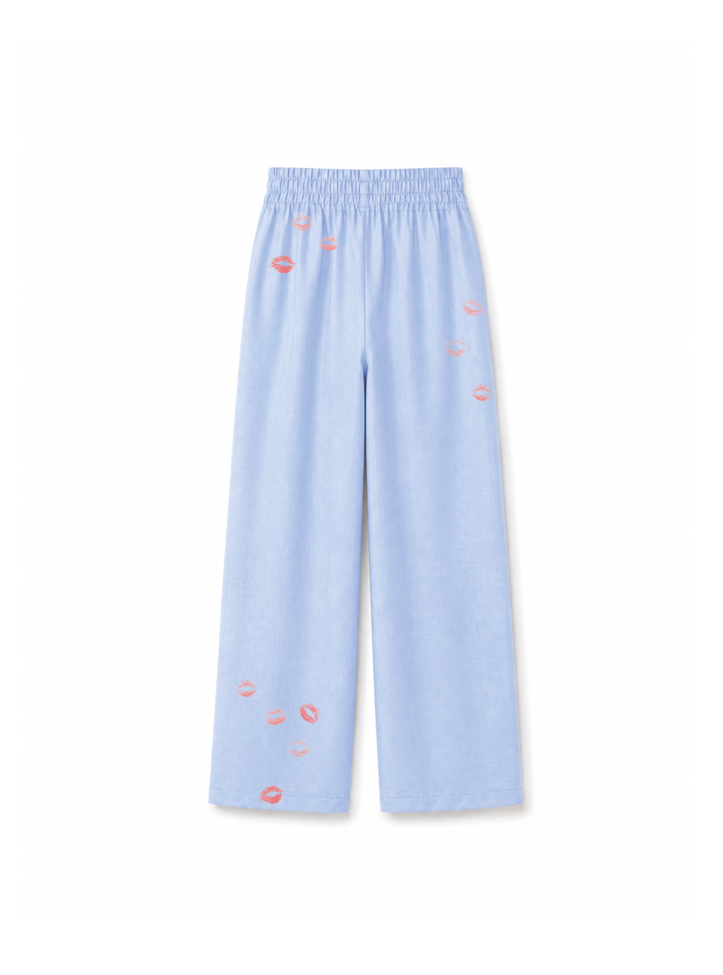 Blue kiss trousers