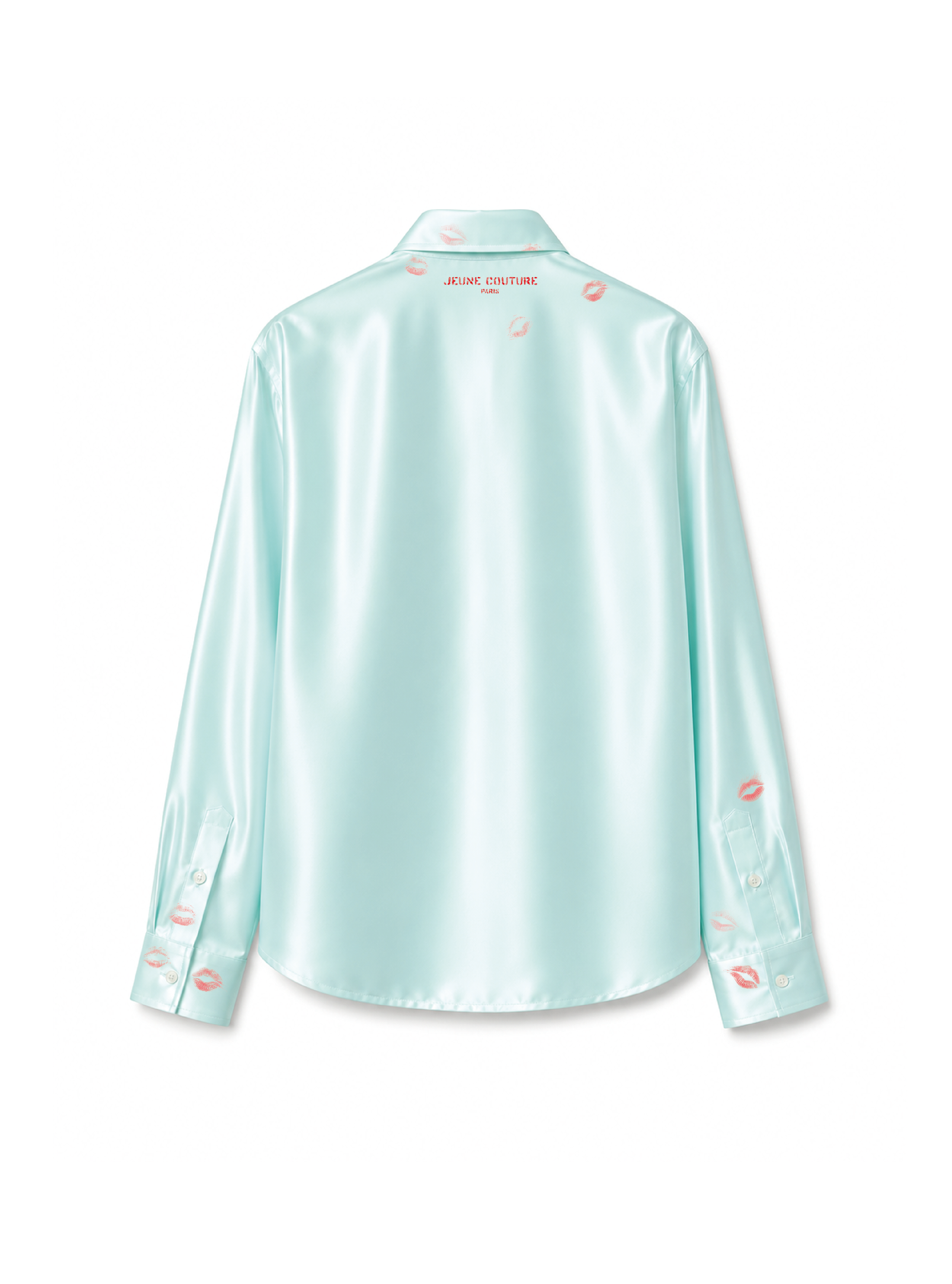 Chemise bisou turquoise