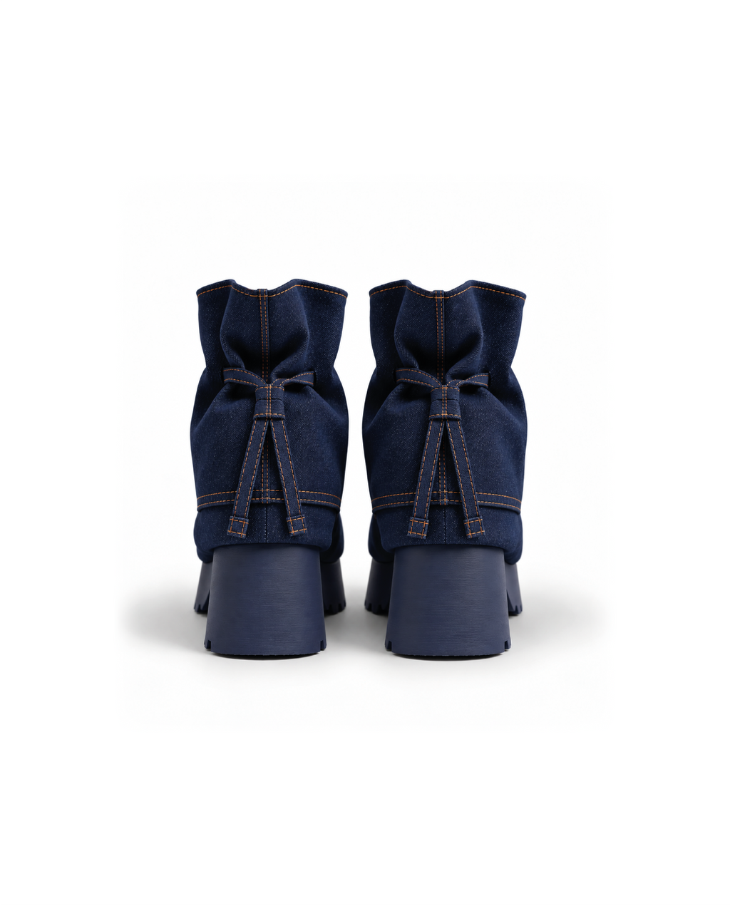 Denim Dustbag Boots