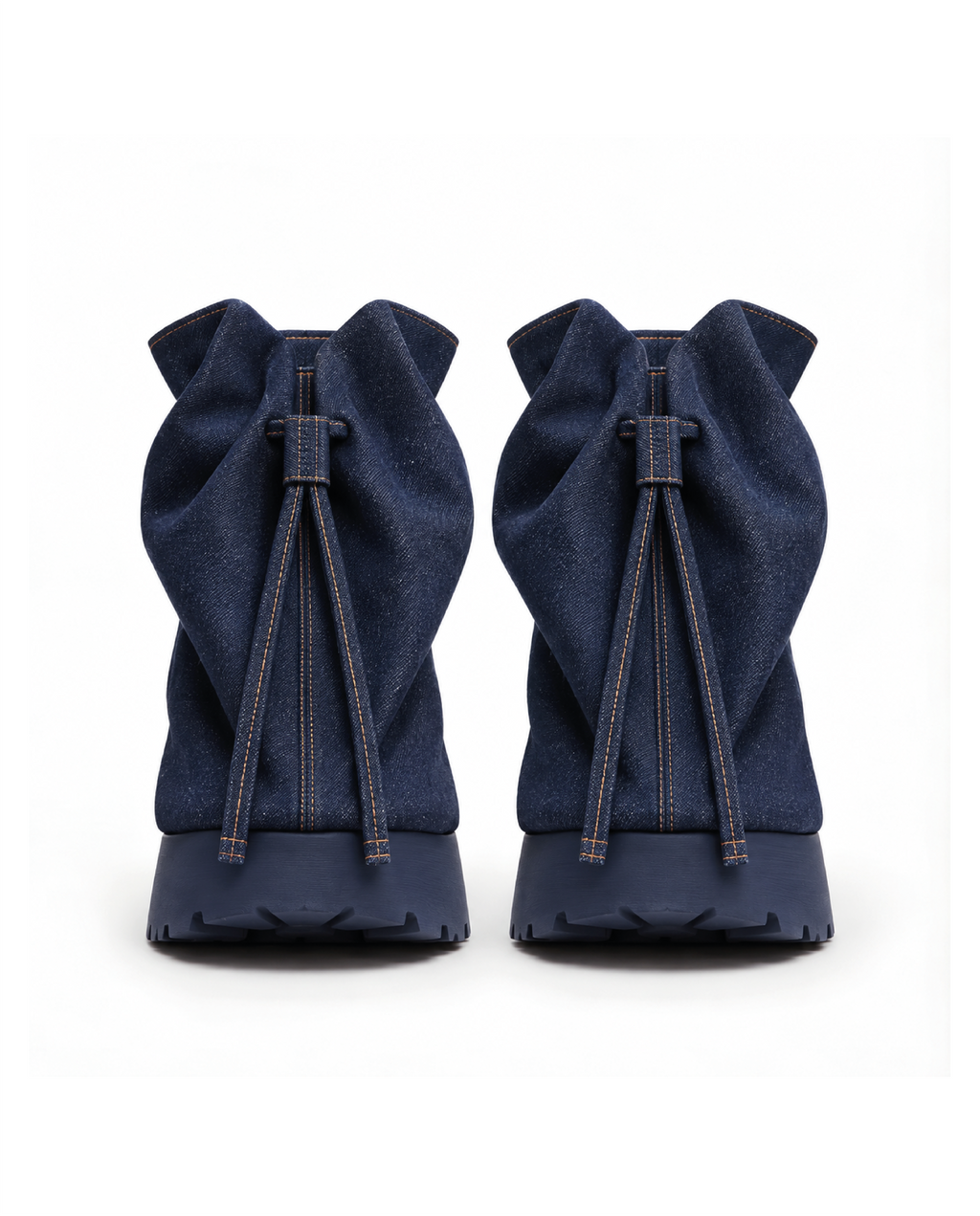 Denim Dustbag Boots