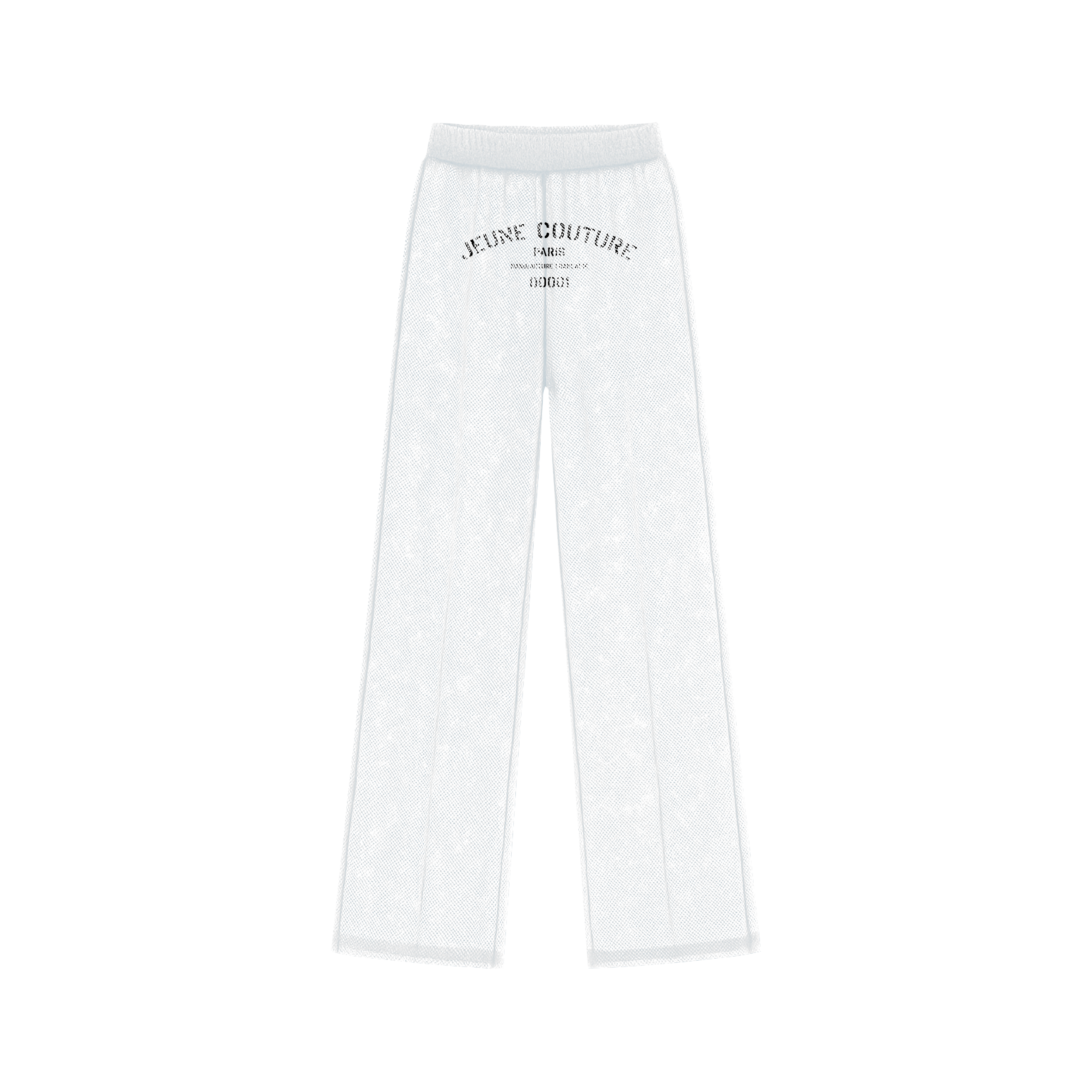 Pantalon blanc couture