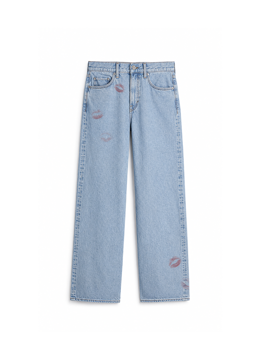 Pantalon denim bisou