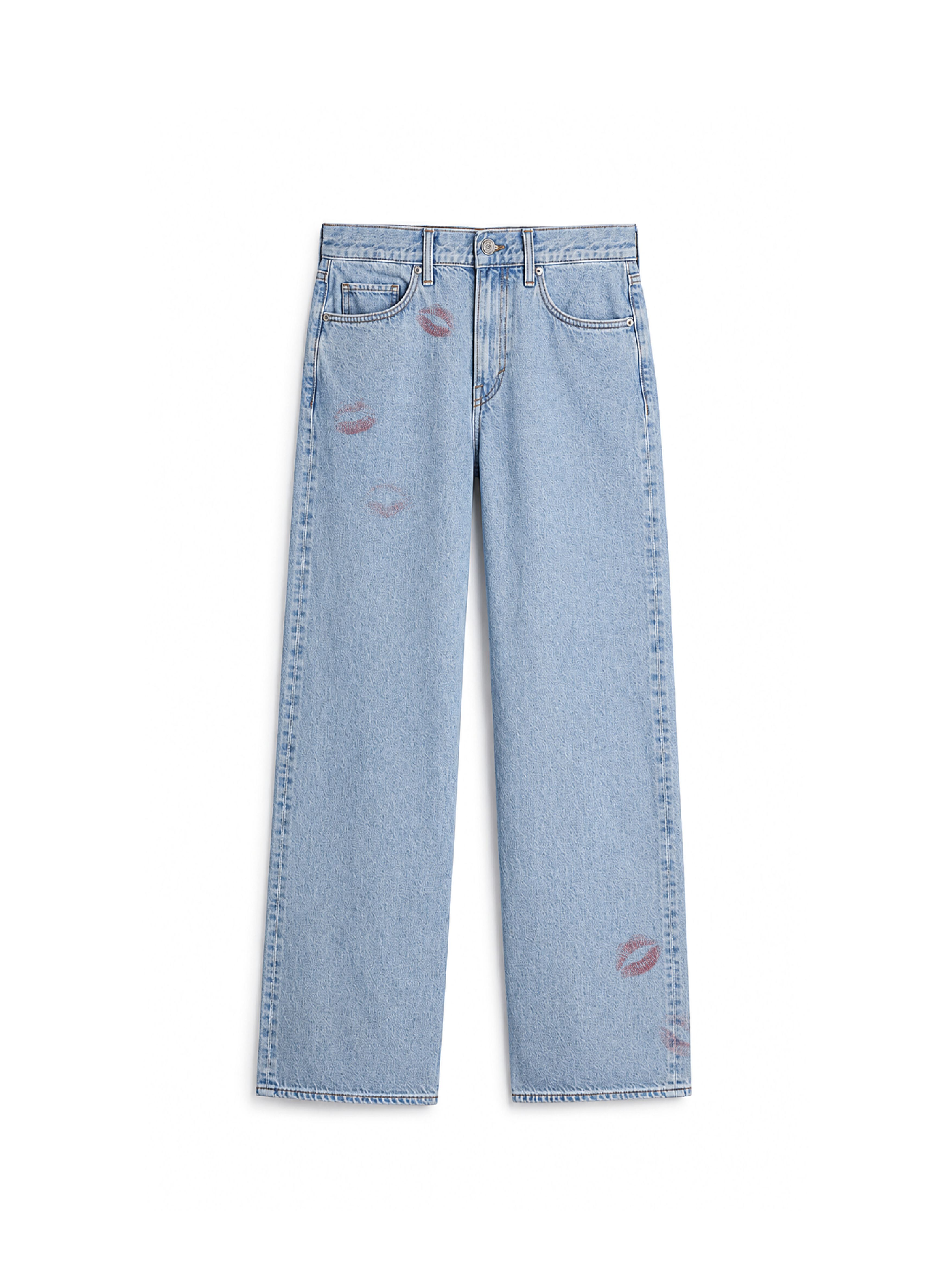 Pantalon denim bisou
