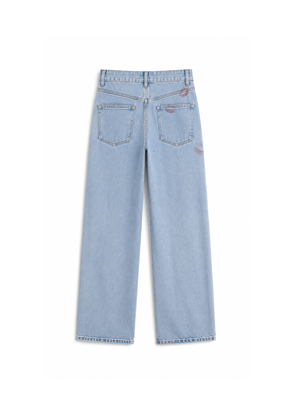 Pantalon denim bisou