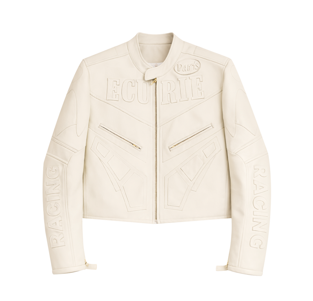 Beige Racing Jacket 