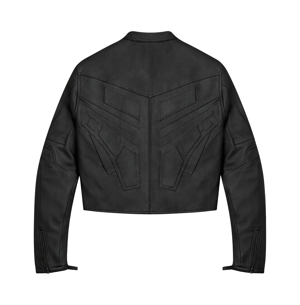 Black racing jacket