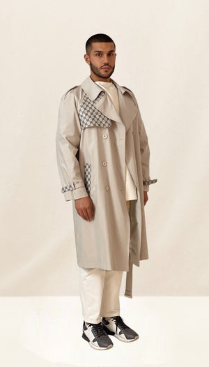 Trench beige stone