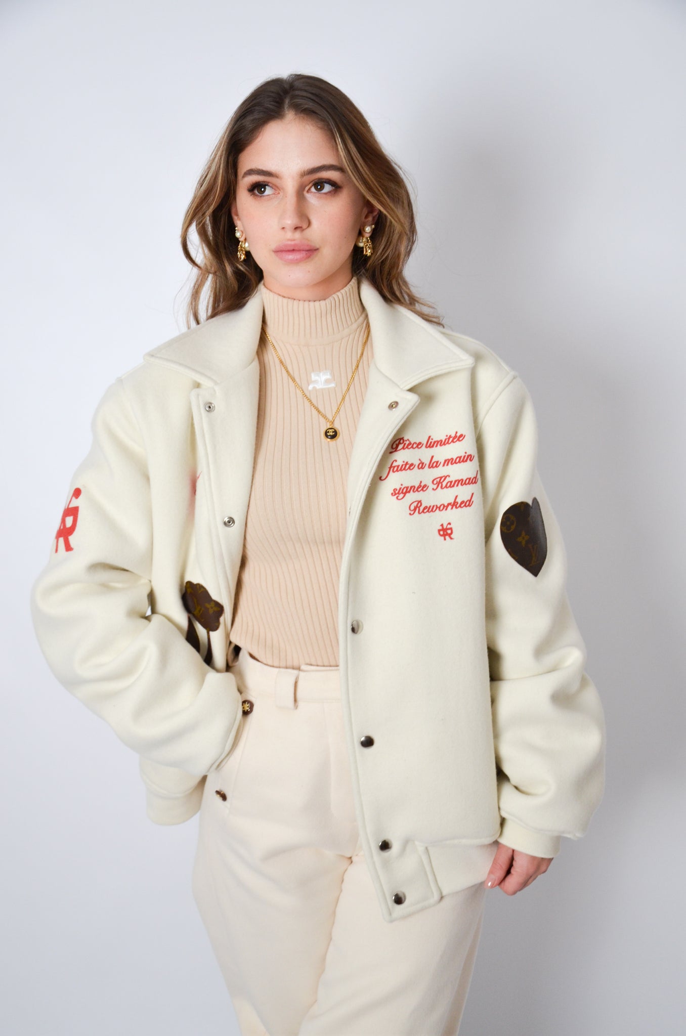 Bomber upcyclé JARDIN