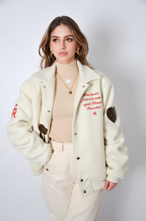 Bomber upcyclé JARDIN