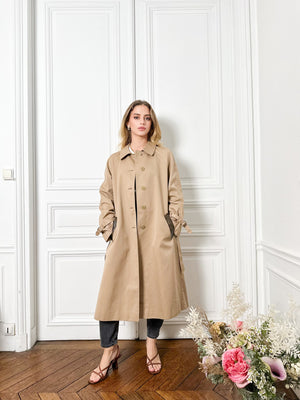 Trench beige romance