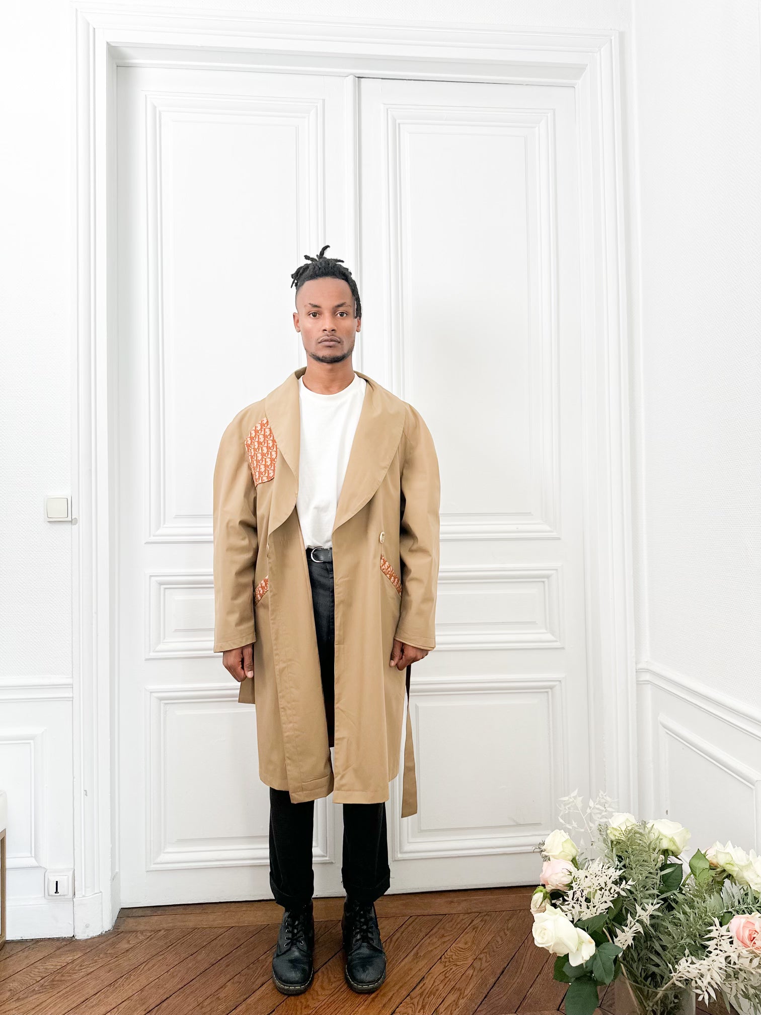 Trench beige tulipe