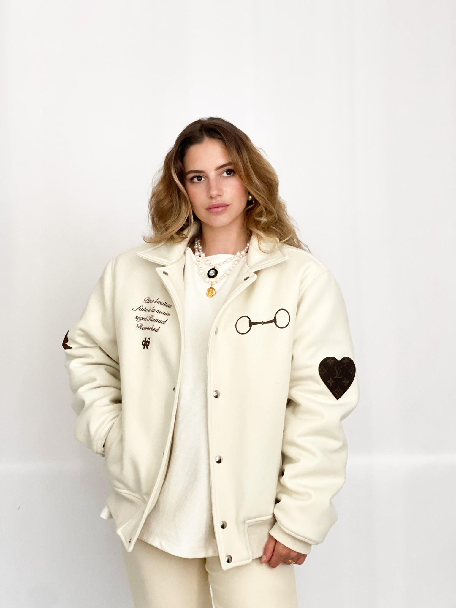 Bomber upcyclé ÉQUESTRE