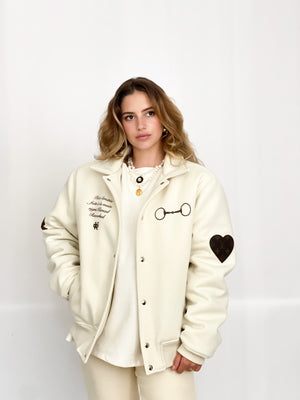 Bomber upcyclé ÉQUESTRE