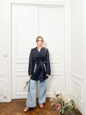 Trench blue rock