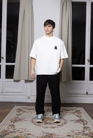 T-shirt upcyclé CREAM