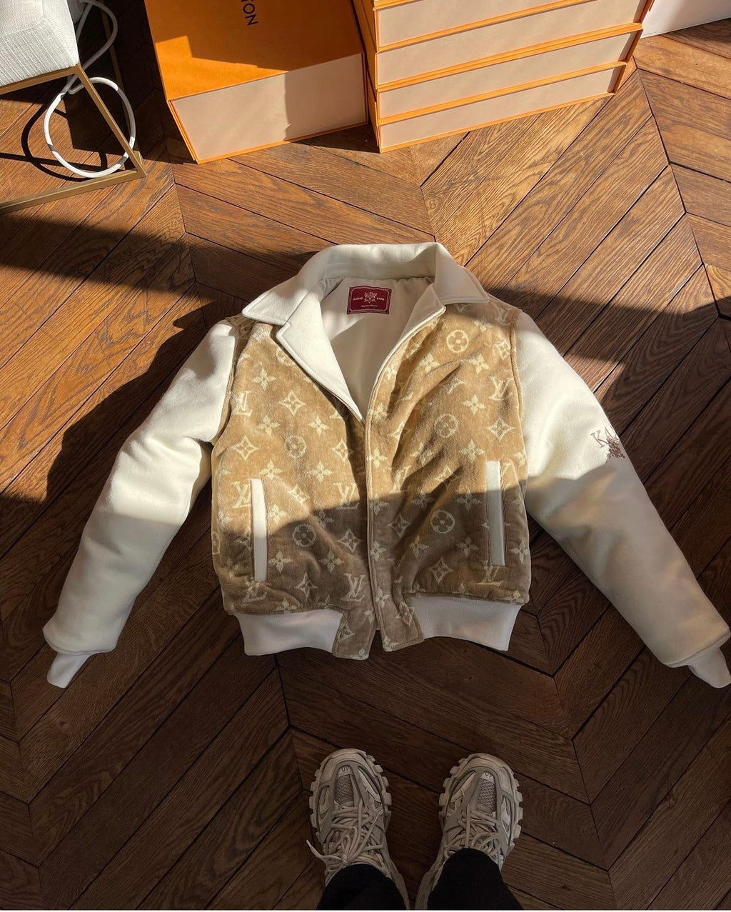 Bomber upcyclé towel