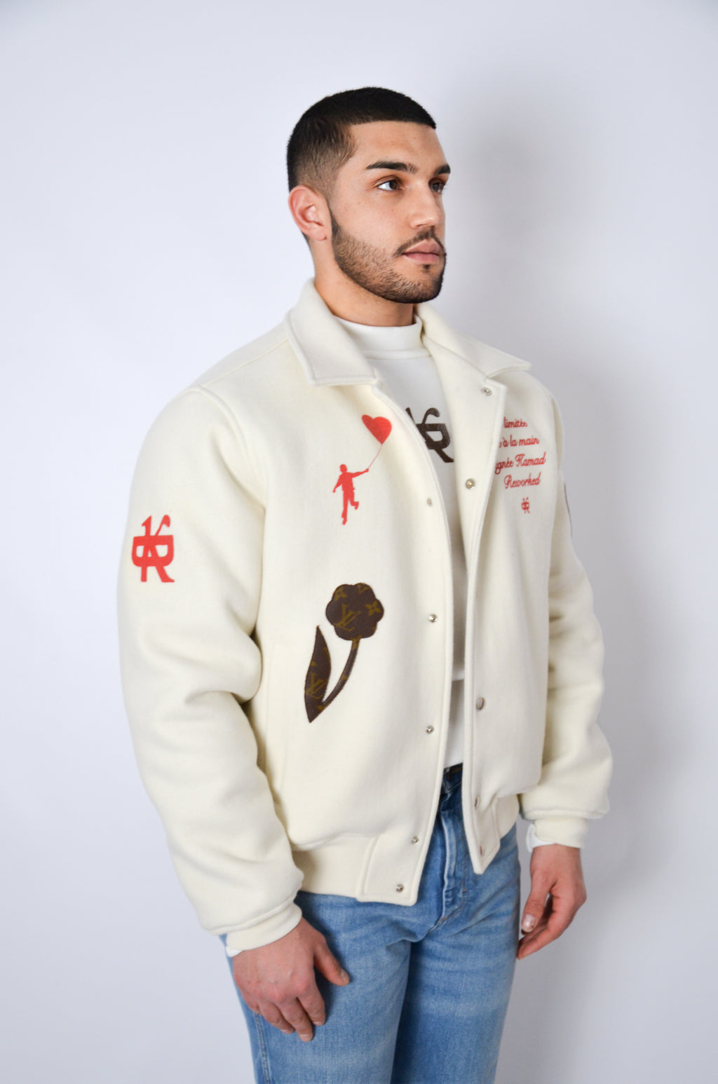 Bomber upcyclé JARDIN
